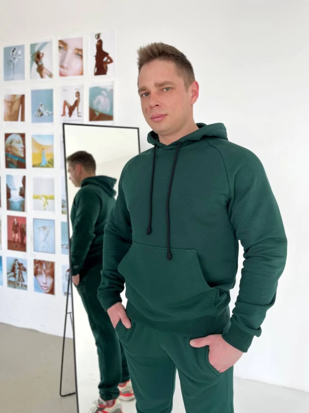 Худи мужское 125-3Д трехнитка