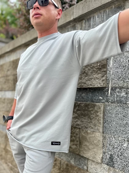 Футболка мужская оверсайз 173-1ФТ двухнитка