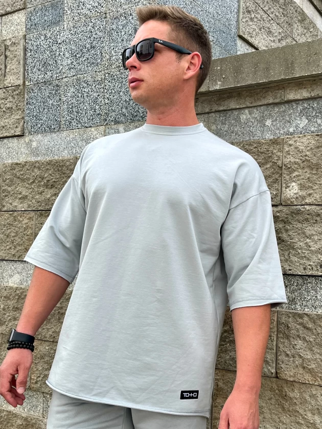 Футболка мужская оверсайз 173-1ФТ двухнитка