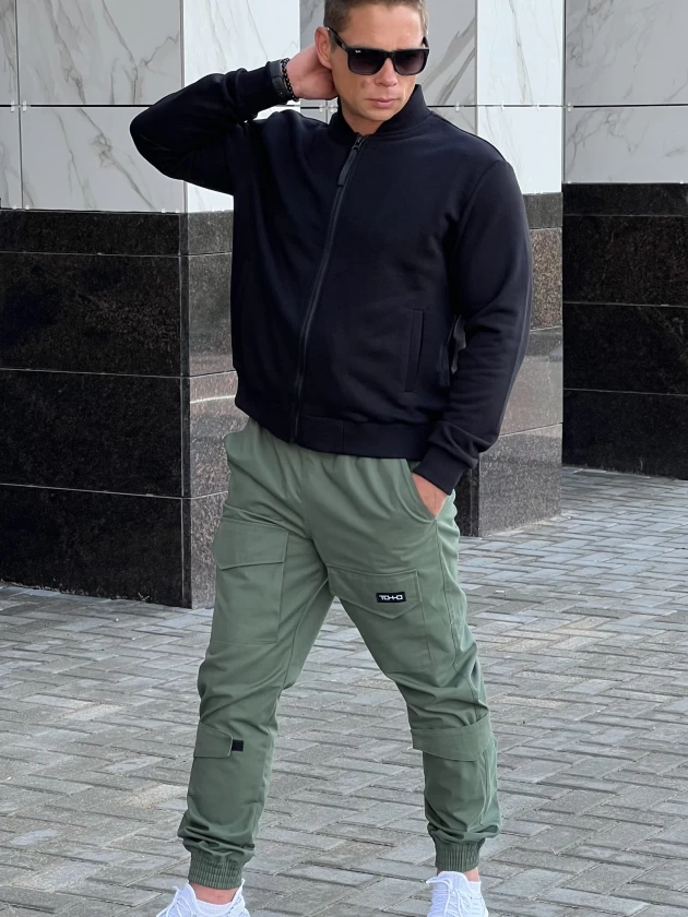 Бомбер мужской 241-3MД трехнитка