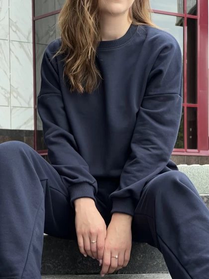 Свитшот женский оверсайз 210-3Д трехнитка