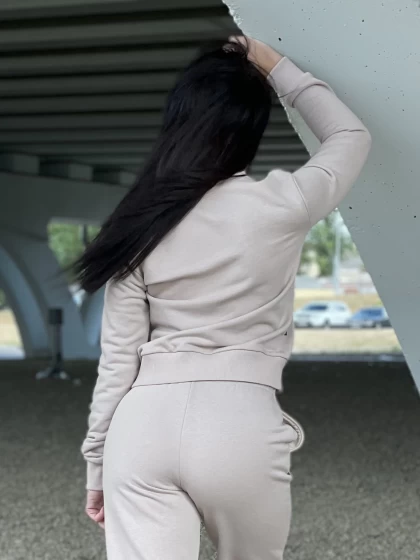 Толстовка женская 55-3Д трехнитка