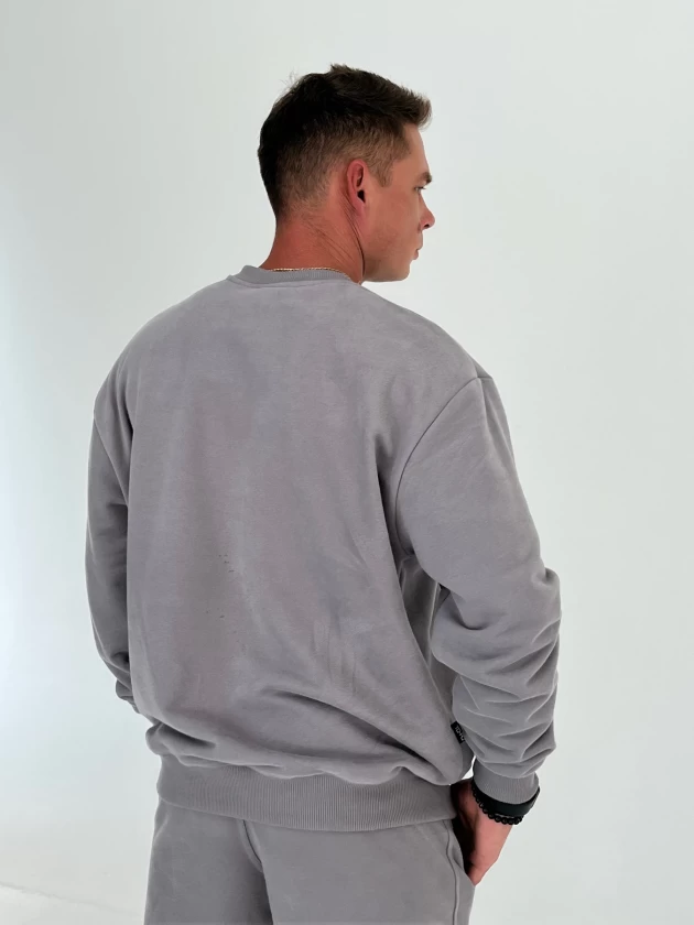 Свитшот мужской 261-3Б трехнитка с бархатным...