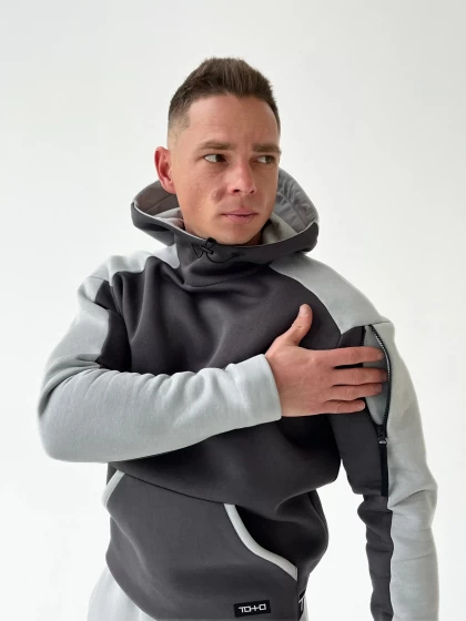 Худи мужское 158-3Н трехнитка с начесом