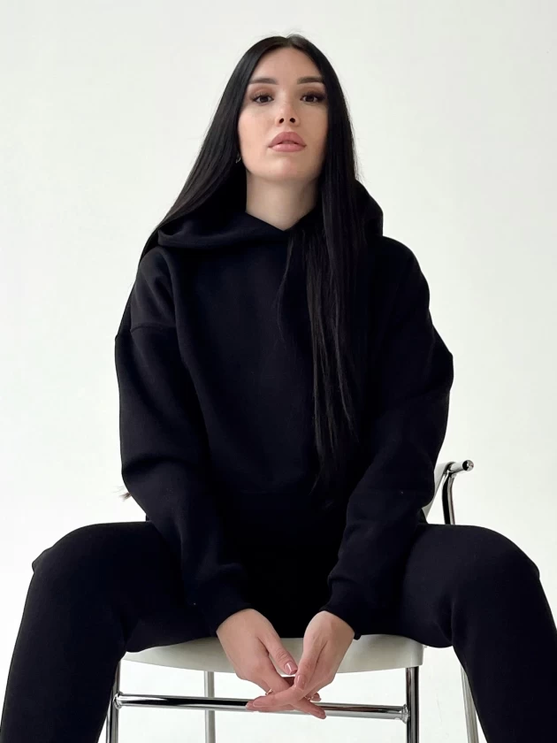 Худи женское оверсайз 191-3Н трехнитка с начесом