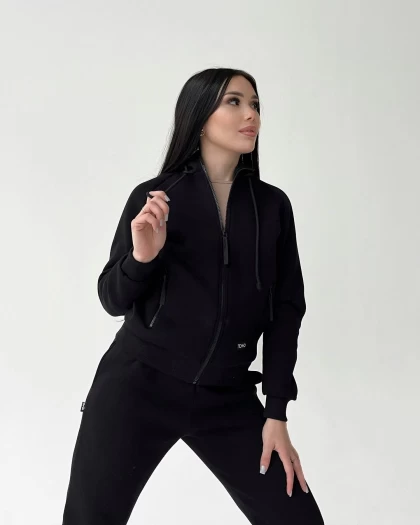 Худи на замке женское 140-3Н трехнитка с начесом